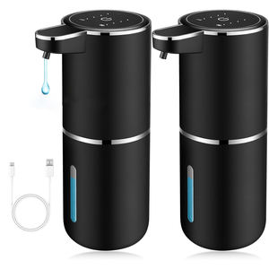 Distributeur de savon automatique sans contact, mousseur, mural, rechargeable, électrique, pour cuisine et salle de bain - Product Image 1