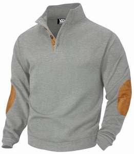 Sweat-shirt décontracté d'hiver pour homme, motif cœur de l'arbre Griswold, col boutonné, manches longues, style vintage, pour l'extérieur, Noël - Product Image 1