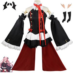 Disfraz de Krul Ferghana, conjunto completo con accesorios, disfraz de anime de Halloween para mujer, material de poliéster - Product Image 1