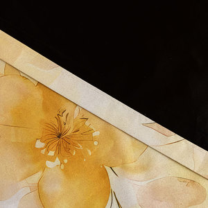 <span class=keywords><strong>Tissu</strong></span> de <span class=keywords><strong>rideau</strong></span> imprimé floral 100% polyester, base blanche, fleurs aquarelle, vendu au mètre - Product Image 2