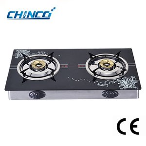 Nueva estufa de <span class=keywords><strong>gas</strong></span> con 2 quemadores, panel de vidrio portátil, <span class=keywords><strong>encimera</strong></span> de encendido electrónico de impresión CE, utensilios de cocina para uso doméstico - Product Image 4