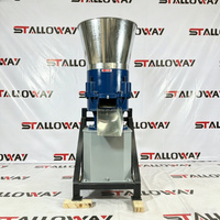 Machine à granulés d'aliments 220V entraînée par un tracteur, capacité de 100-120 kg/h pour le bétail, les moutons, les poulets, les fermes d'élevage à petite échelle