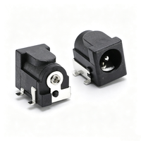 Connecteur femelle DC 12V en laiton pour montage sur circuit imprimé, modèle JT-DC-5521 0.5A, 5.5x2.1mm SMT SMD