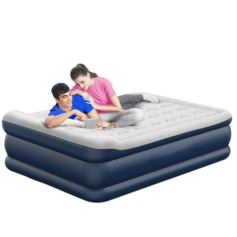 Best Sell Waterproof Camping Outdoor Adventures Inflatable Air Mattress with Anti-Slip Bottom