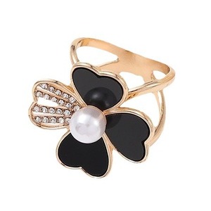 Thanh Lịch Hàn Quốc Phong Cách Thời Trang Xách Tay Khăn Fastener Khắc Thiết Kế Sử Dụng Hàng Ngày Mùa Thu Mùa Kim Loại Khăn Lụa Khóa - Product Image 5