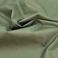 Tissu Ripstop en Nylon 300T Imperméable et Respirant avec Revêtement PU pour Veste d'Extérieur et Vêtements de Sport