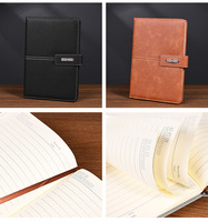 NOUVEAU Carnet de notes en cuir PU personnalisable avec stylo bouteille thermos Cup-Business Gift Sewing Binding