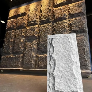 Paneles de pared de piedra de imitación de PU modernos más populares de las fábricas profesionales Durabilidad de larga duración para uso en interiores y exteriores - Product Image 2