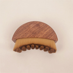 Cepillo Facial <span class=keywords><strong>de</strong></span> Doble Cara para Drenaje Linfático, Masajeador Facial <span class=keywords><strong>de</strong></span> Cerdas Suaves <span class=keywords><strong>de</strong></span> Sapele para Contorno Facial, Levantamiento <span class=keywords><strong>de</strong></span> Mandíbula y Desinflamación, Herramienta para el Cuidado <span class=keywords><strong>de</strong></span> la Piel - Product Image 2