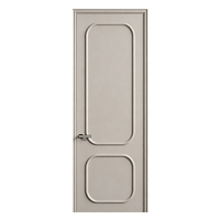 Porte intérieure moderne simple en bois CPL, résistante à l'eau, à l'humidité, insonorisée, anti-rayures, pour chambre et hôtel
