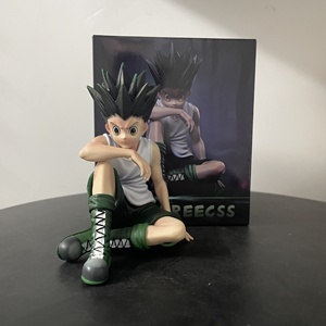 Figurine PVC Hunter x Hunter <span class=keywords><strong>PG</strong></span> pose assise Killua Zoldyck Gon Freecss, boîte cadeau, décoration, jouet, anime - Product Image 3