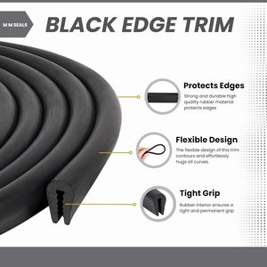 Sharp Edge U Channel Edge <span class=keywords><strong>D</strong></span>écorer la <span class=keywords><strong>bande</strong></span> de joint de protection en caoutchouc EPDM profilé en <span class=keywords><strong>aluminium</strong></span> <span class=keywords><strong>Bande</strong></span> de bordure en forme de U - Product Image 3