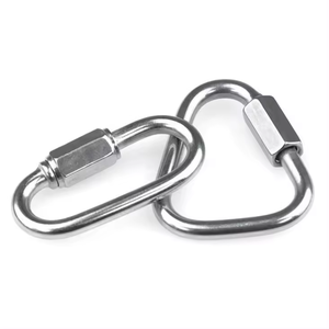 M3-m12 thép không gỉ 304/316 Khóa Carabiner tam giác liên kết nhanh chóng cho chuỗi - Product Image 4