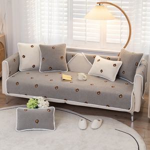 Cover protettiva decorativa per divano con <span class=keywords><strong>fodera</strong></span> per divano di alta qualità moderna in tinta unita stampata <span class=keywords><strong>fodera</strong></span> Logo personalizzato accettato JZ - Product Image 1