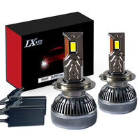 Ampoules LED V16 6000K 120W 5500LM pour conduite de nuit, faisceau plus large et plus lumineux, Plug and Play, compatibles H4 H7 H11