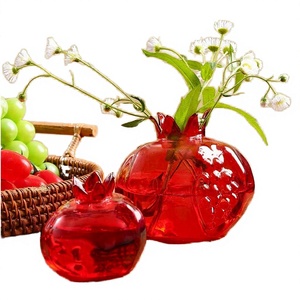 Vaso in Vetro Personalizzato con Motivo a Martello per Fiori di <span class=keywords><strong>Melograno</strong></span> Essiccati, Decorazione da Tavolo per Matrimoni - Product Image 3