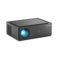 Projecteur VEVSHAO de haute qualité 1080P A25, projecteur portable 3D amélioré, projecteurs de cinéma maison Android avec télécommande