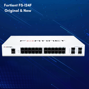 Brand New Original Fortinet FS-124F 24 Port Gigabit <b>Ethernet</b> <b>Switch</b> with 4 X 10G SFP+ Uplink Ports Managed LAN <b>Switch</b> FS-124F - Product Image 2