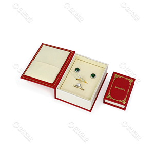 Retro <b>Book</b> Shaped Jewelry <b>Box</b> Magnetic Closure Velvet Lining Leatherette Paper Packaging for Rings Earrings Necklaces - Product Image 4