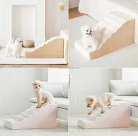 Wellenförmige rutsch feste Haustier treppe für kleine bis mittlere Hunde Hunde rampe für Bett & Couch Hochhaus-Haustier treppen Bett & Zubehör