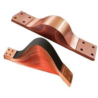 Shunts laminés flexibles en feuille de cuivre, pièces détachées pour pistolet de soudage par points, shunt laminé pour machine de soudage par résistance