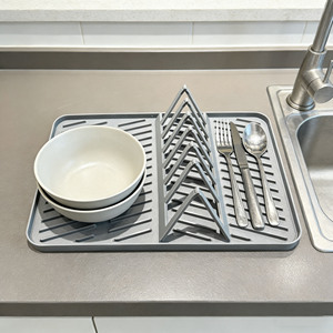35*30CM Silicone Non-Slip Dish Drying <strong>Mats</strong>, Kitchen Easy Clean <strong>Draining</strong> <strong>Board</strong> <strong>Mat</strong> Table <strong>Mat</strong> Pot Holder Placemat Spoon Rest - Product Image 1