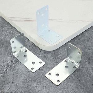Support d'angle en L en acier laminé à froid durable pour meubles et supports de salle de bain - Product Image 3