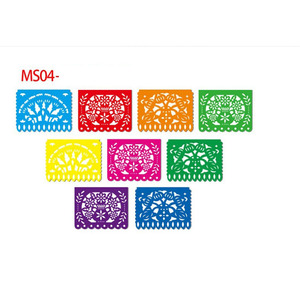 Bandera Decorativa de México para Fiestas, Pancarta de <span class=keywords><strong>Coco</strong></span>, 42.5*330 cm, Fieltro, Decoración Floral, Día de Muertos, Guirnalda de Carnaval - Product Image 3