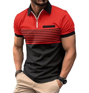 Camisa de Hombre, Corte Slim Fit, Tela Elástica, Ajustada, Casual, Transpirable, Manga Corta, Logotipo Frontal, Cierre de 3 Botones - Product Image 5