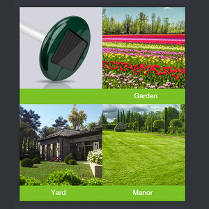 Hỗ Trợ OEM Vườn Ngoài Trời Không Thấm Nước Năng Lượng Mặt Trời Siêu Âm Pest Rodent <span class=keywords><strong>Snake</strong></span> Serpent <span class=keywords><strong>Repeller</strong></span> Vole Gopher Mole Repellent - Product Image 5