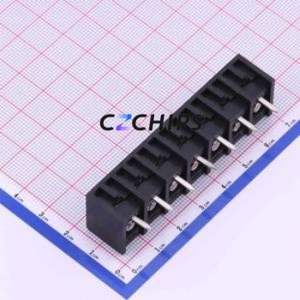 HB9500-9.5-7P Barrier Terminal Block Through hole Component (THT),P=9.5mm Connector Three Sides 9.5mm 1x7P Straight Pin - Product Image 2