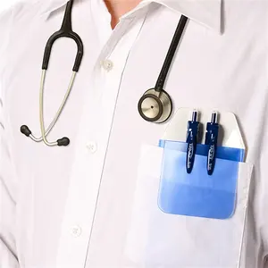 彩色笔盒PVC医生护士夹袋笔套口袋医院商业