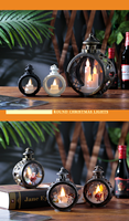 LED Weihnachtsgeschenke LED Weihnachtsanhänger Dekorativer Schaukasten Display Strandsand Halloween Weihnachtsdekoration