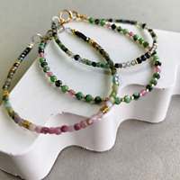 Bracelet artisanal vintage en pierre naturelle pour femme, bracelet en perles de cristal, quartz, hypoallergénique, résistant au ternissement, bijoux imperméables