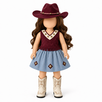 Vêtements de poupée personnalisés en gros OEM/ODM pour tenues de poupées BJD en coton