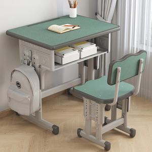 Ensemble Bureau et Chaise d'Étudiant Réglable en Métal pour Utilisation à l'École et au Salon Tables et Chaises Scolaires - Product Image 2