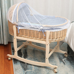 Cesta para bebé, cesta de mano, moisés para coche, cuna para dormir, cuna mecedora, recién nacido. - Product Image 3
