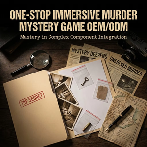Juegos de detectives de misterio sin resolver, OEM/ODM de fábrica, juego interactivo de crímenes para adultos - Product Image 1