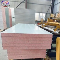 Panneau sandwich EPS haute densité ignifuge et isolant thermiquement pour murs et toitures de construction d'entrepôts