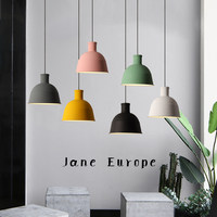 Lustre en aluminium de style industriel, design nordique, moderne et simple, LED, pour restaurant, bar, bureau, maison