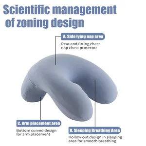 Nhà Máy Bán Buôn Mềm Máy Bay Du Lịch Gối Điều Trị Bộ Nhớ Bọt Bàn Ghế Nap Cổ Gối Cho Văn Phòng Ngủ