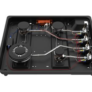 Cuisinière à gaz Ksun haute efficacité, durable, 4 brûleurs, en acier inoxydable, étanche, pour usage hôtelier et domestique, garantie 1 an - Product Image 3