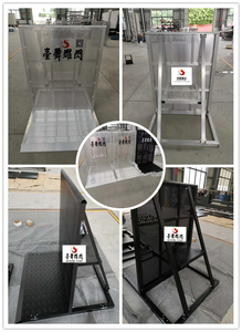 อุปสรรคอลูมิเนียมที่ใช้ในการป้องกันไม่ให้ Crowing และการจลาจล/คุณภาพและความปลอดภัยที่ใช้สำหรับการจัดนิทรรศการกลางแจ้ง - Product Image 4