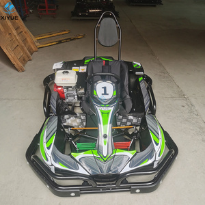 Parco divertimenti commerciale 1 posto Karting auto benzina 200cc <span class=keywords><strong>Go</strong></span> <span class=keywords><strong>Kart</strong></span> con pedale del freno regolabile per pista all'aperto - Product Image 1