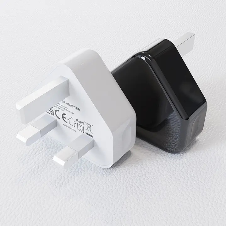Mini Dual USB Port UK parede Carregador Celular 5V 2.1A Carregamento Power Travel plug Adapter para iPhone