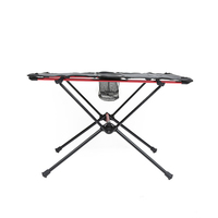 Table de camping Table de plage 2 porte-gobelets avec cadre en aluminium