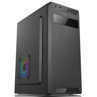 High Air Flow Mid Tower Portable Pc case Office Gaming Computer case with Screen
