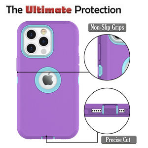 Custodia Protettiva Robusta Antiurto per <span class=keywords><strong>iPhone</strong></span> <span class=keywords><strong>13</strong></span>, 12, 14, 15, 16, 17 Pro Max - Product Image 5