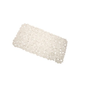 Customized Pebble Bath Mat TPR Anti-Slip Solid Color Minimalist Design for Bathroom Drainage Prevention - Product Image 3