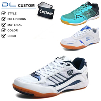 Chaussures de badminton unisexes multicolores à rayures, respirantes, imperméables, à lacets, semelle extérieure en caoutchouc non-marquant, chaussures amortissantes